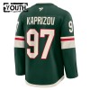 Minnesota Wild tröja Fanatics Premium Kirill Kaprizov 2024-25 Grön Hemma - NHL Tröjor Barn